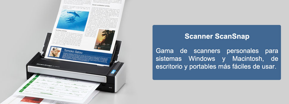 Scanners portatiles ScanSnap - Fujitsu